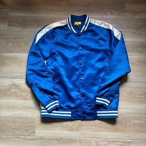 Poggy the Man Five Four Star Blue Varsity Jacket Button-Up Mens Medium Authentic